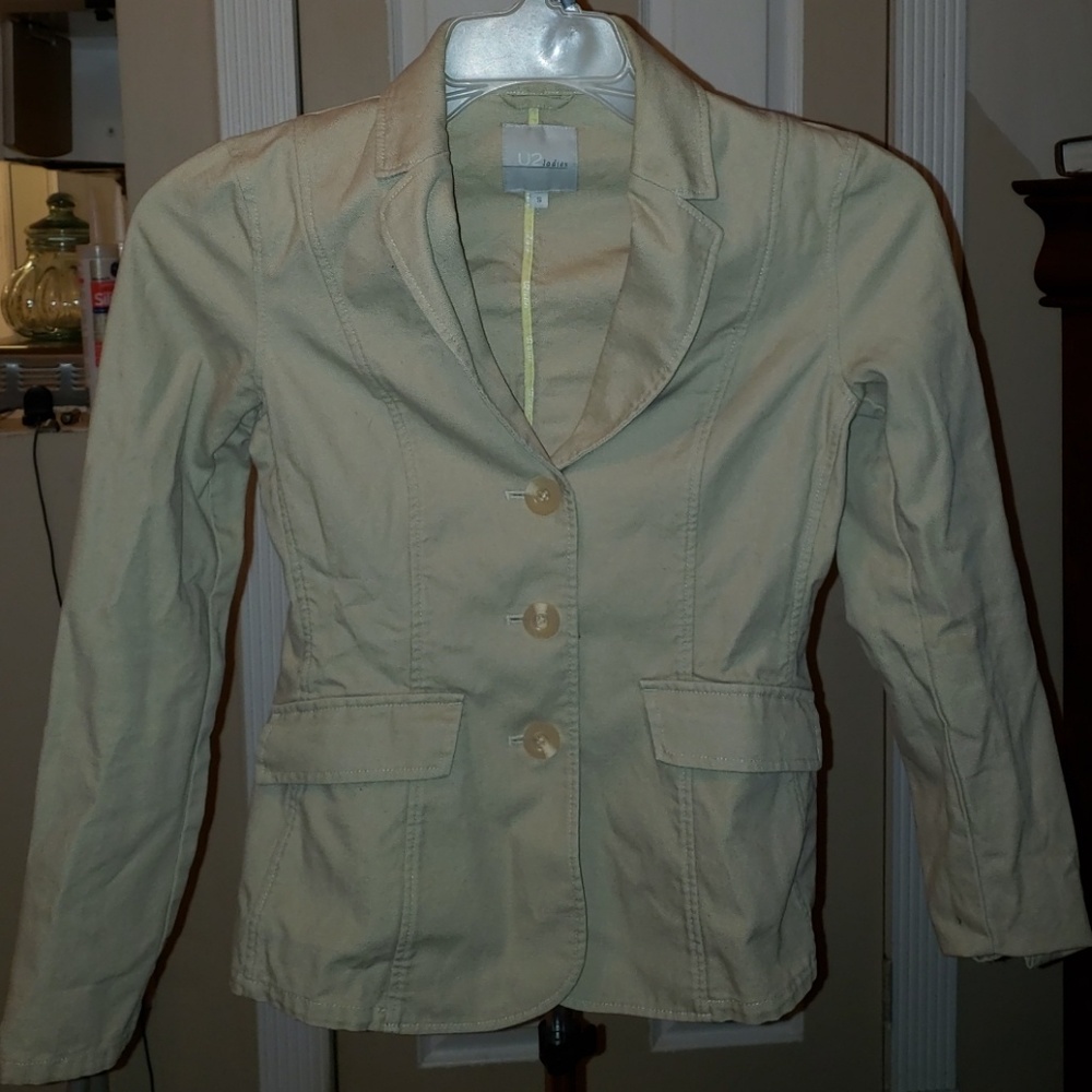100% cotton jacket/blazer